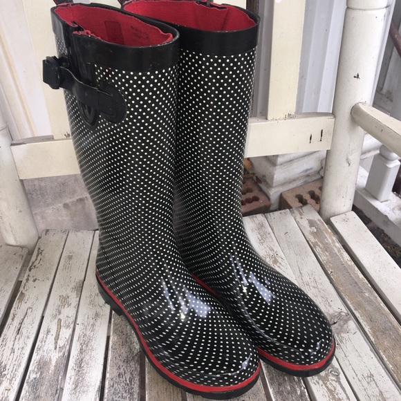 capelli black rain boots
